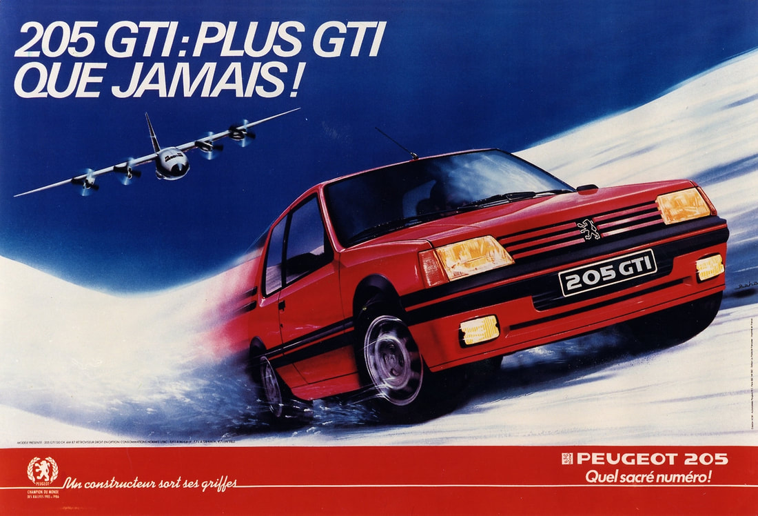 Brochure Publicitaire Peugeot 205 - Prospectus D'époque - Voiture Cadeau - Rareté - Occasion